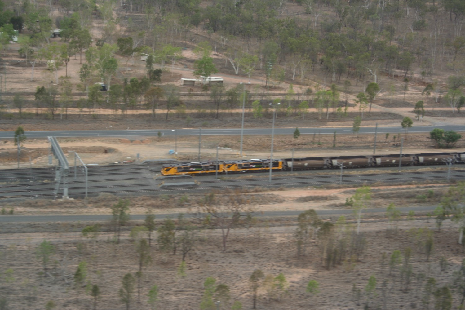 Coal train on the main line